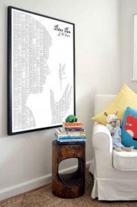 Interior Design Peter Pan poster from Spineless Classics